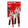 MilwaukeeÂ® 2-Piece TORQUE LOCKâ„¢ Curved Jaw Locking Pliers w/ Durable Grip Set