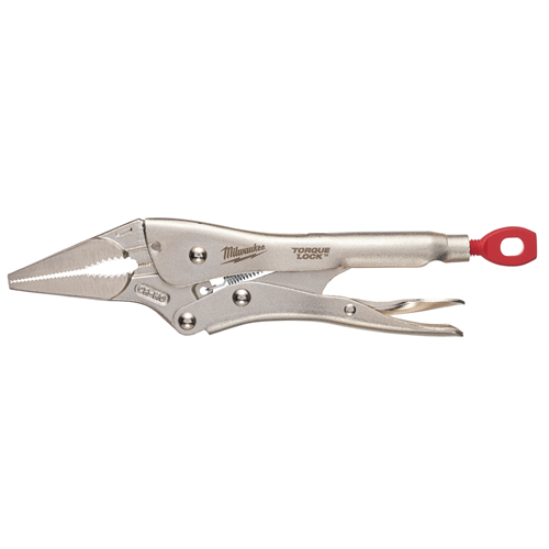 MilwaukeeÂ® 9 in. Long Nose TORQUE LOCKâ„¢ Locking Pliers