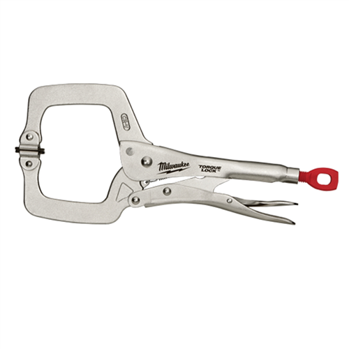 MIlwaukee 11 in. TORQUE LOCKâ„¢ Locking C-Clamp Swivel Jaws