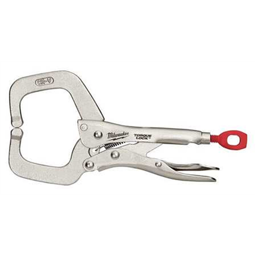 MilwaukeeÂ® 6 in. TORQUE LOCKâ„¢ Locking C-Clamp Regular Jaws