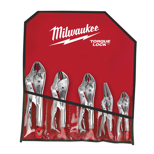 5-Pc Locking Plier Auto Kit - Shop Milwaukee Electric Tools Online