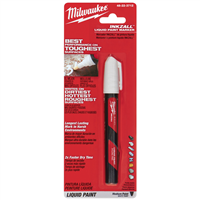 MilwaukeeÂ® INKZALLâ„¢ White Liquid Paint Marker 1-Piece