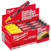 MilwaukeeÂ® INKZALLâ„¢ Yellow Liquid Paint Marker (12-Pack)