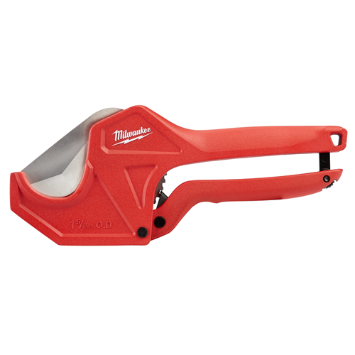MilwaukeeÂ® 1-5/8 in. Ratcheting Straight Pipe Cutter, 1-5/8 in. Max