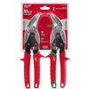 MilwaukeeÂ® 2-Piece Offset Aviation Forged Blade Snip L/R Set