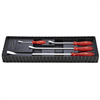 Milwaukee 48-22-9214</br>4-PC I-BEAM ALL-METAL CORE CHROME FINISH PRY BAR SET, (8, 12, 18, 24 IN.)