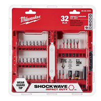 Milwaukee 48-32-4004 32Pc Shockwave Driver Bit Set