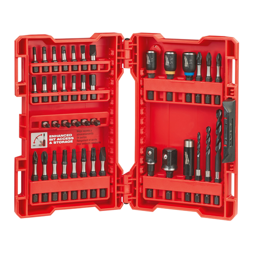 Milwaukee 40-Piece SHOCKWAVE Impact Duty Driver Bit Set w/ Wear Guard Tip