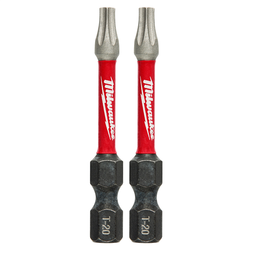 Milwaukee 48-32-4984 Shockwave 2" Impact Torx T20 Power Bits (2Pk)