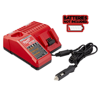 Milwaukee M12 and M18 12-Volt/18-Volt Lith-Ion Multi-Voltage 12V DC Vehicle Battery Charger Only (Batteries NOT Included)