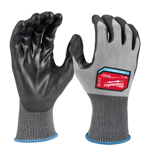 Cut Level 2 High Dexterity Polyurethane Dipped Gloves - L