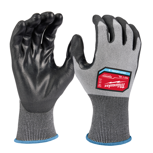 Cut Level 2 High Dexterity Polyurethane Dipped Gloves - XL