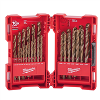 Milwaukee 29-Piece Cobalt Red Helix Drill Bit Set