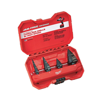 MilwaukeeÂ® 4-Piece JAM-FREE Step Drill Bits #1, #4, #7, #12 Set