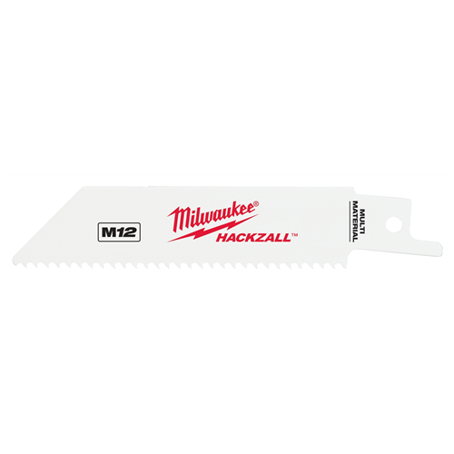 MilwaukeeÂ® M12â„¢ 4 in. Hackzall Multi-Material Blade Kit (5-Pack)