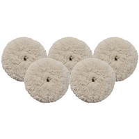 MilwaukeeÂ® 5-Pack of 3 in. Blended Wool Cutting Pad