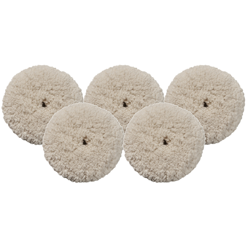 MilwaukeeÂ® 5-Pack of 3 in. Blended Wool Cutting Pad