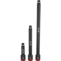 Milwaukee 49-66-6714 3Pc Shockwave Imp Duty 3/8"Dr Extension Set
