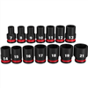 Milwaukee 49-66-7007</Br>14Pc Imp Duty 3/8"Dr Metric Std 6-Pt Socket Set