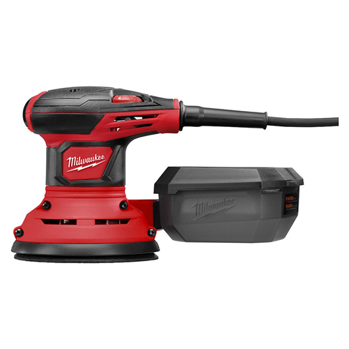 Milwaukee 5 in. Corded Random Orbit Palm Sander (7,000-12,000 OPM) w/ Bag Kit