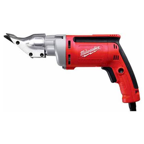 MilwaukeeÂ® 18-Gauge Electric Shear w/ Ergonomic Pistol Grip and Swivel Head