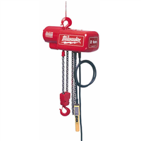 MilwaukeeÂ® 1-Ton Electric 10 ft. Lift Height Chain Hoist