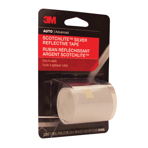 3M 3456 Silver Reflective Tape 2"X36"