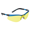 3Mâ„¢ BXâ„¢ Safety Glasses with Light Amber Anti-Fog Lens, Ocean Blue Frame