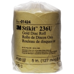 Gold Disc Rolls Stikit P180 5in 175/Roll - Shop 3m Tools & Equipment