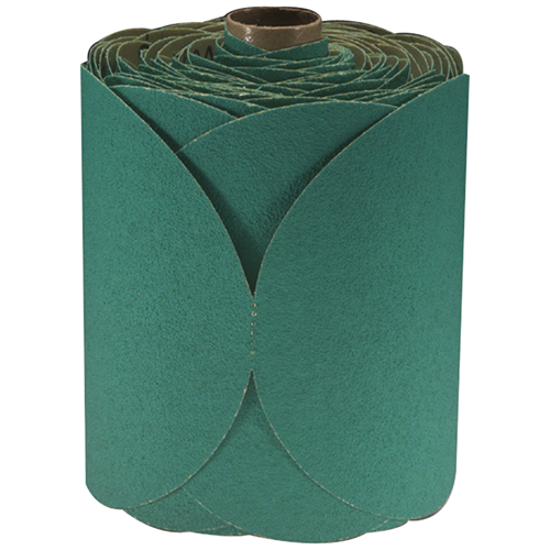 6" 3Mâ„¢ Stikitâ„¢ Green Fre-Cutâ„¢ Disc Roll - 100 Discs per Roll