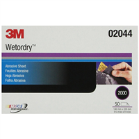 3M 2044 3M Imperial Wetordry Sheet 5-1/2" x 9" 50 Sheets per Sleeve