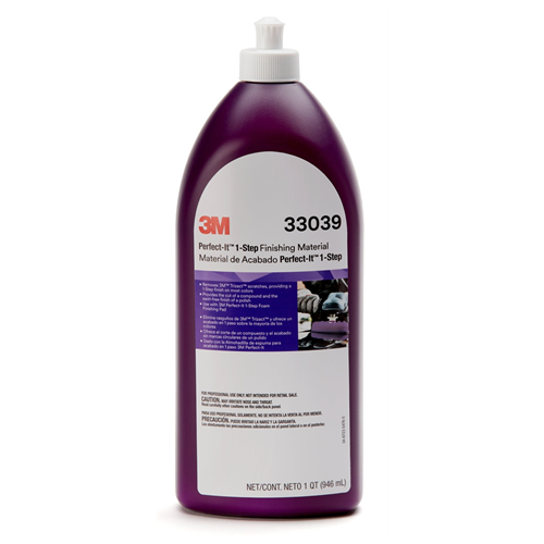 3M Perfect-It 1-Step Finishing Material, 33039, 32 fl oz, 6 per case