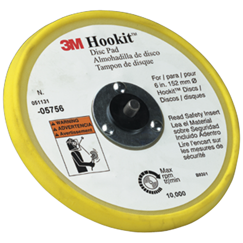 6" Hookit Low Profile Disc Pad - Shop 3m Tools & Equipment