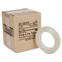 Line Tape Fine Scotc Tools & Equipment - H 1/2" X 60yds 1ea