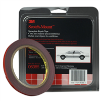 3M Nameplate Repair Tape, Gray, .236" x 5 yds.