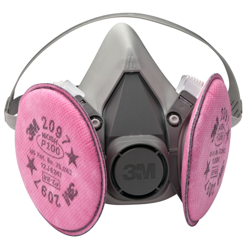 3Mâ„¢ Half Facepiece Respirator Packout, Medium, with 3Mâ„¢ Particulate Filters