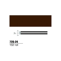 3mâ„¢ Scotchcalâ„¢ Striping Tape, Dark Brown, 3/16" x 150'