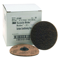 4" Coarse Scotch Brite Roloc Surface Conditioning Discs 
