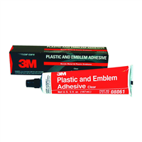 Adhesive Plastic & Emblem Clear 5oz Tube