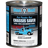 Chassis Saver Paint, Stops and Prevents Rust, Sliver-Aluminum, 1 Quart Can