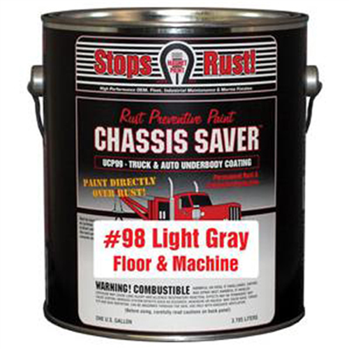 Chassis Saver Paint, Stops and Prevents Rust, Gray, 1 Gallon Can