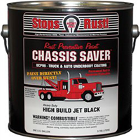 Chassis Saver Paint, Stops and Prevents Rust, Gloss Black, 1 Gallon Can