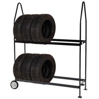 Tire Display on Wheels Standard