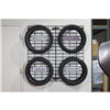 The Wall Grid Tire Display with Hooks Complete Set