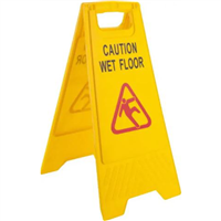 48434997 Caution Wet Floor 12 Wide 24 High Plastic Floor Si