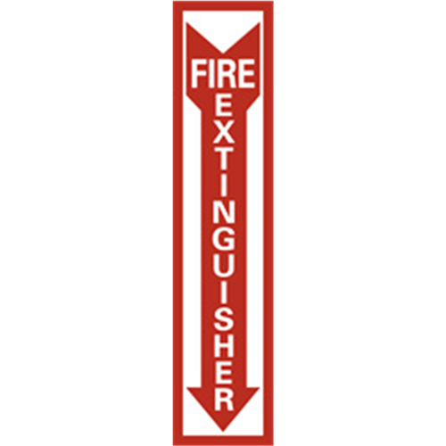  63373807 Fire Extinguisher, Plastic Fire Sign