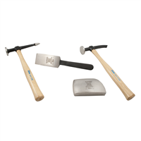 4-Piece Body and Fender Repair Set with Hickory Handles