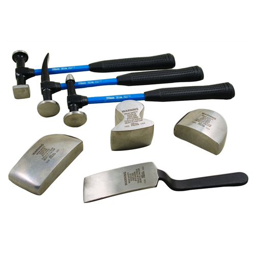 7-Piece Body and Fender Repair Set with Fiberglass Handles