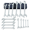 15-Piece Chrome Angle Wrench Set