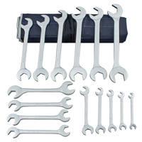 15-Piece Chrome Angle Wrench Set